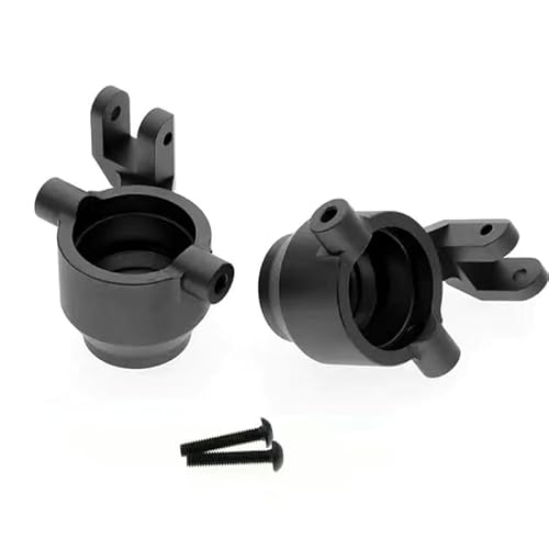 Metal Steering Blocks Caster Blocks C-Hubs Stub Axle Carriers 8937 8932 8952 for Traxxas MAXX WideMaxx 1/10 RC Car Upgrade Parts(Light Yellow) von QPAJWAKS