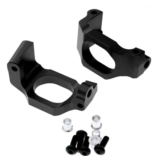 Metal Steering Blocks Caster Blocks C-Hubs Stub Axle Carriers 8937 8932 8952 for Traxxas MAXX WideMaxx 1/10 RC Car Upgrade Parts(Multi) von QPAJWAKS