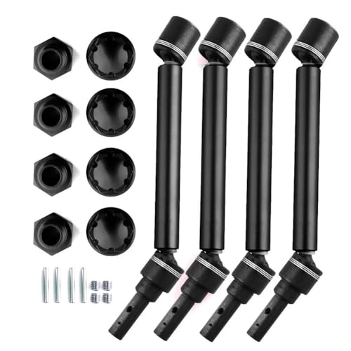 Metal Widened CVD Drive Shaft Compatible for Traxxas 1/10 MAXX 89076-4 2.0 Small X V2 Replacement Parts(Zwart) von QPAJWAKS