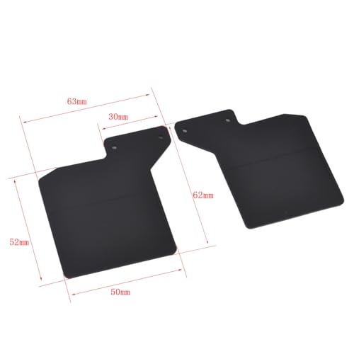 Metall Gummi Schlamm Schutz Kotflügel Fender for 1/10 RC Crawler Auto Traxxas TRX-4 Defender TRX4 Bronco Zubehör(B) von QPAJWAKS