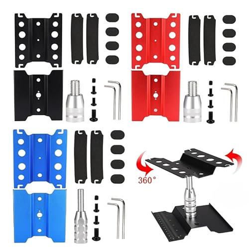 Metall-Reparaturstation, Arbeitsständer, Montageplattform for 1/10 1/8 1/12 RC-Auto TRX-4, Axial SCX10 II, RC Crawler, Tamiya, HSP(High Red) von QPAJWAKS