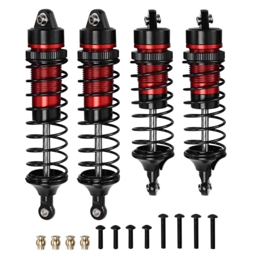 Metall Stoßdämpfer Vorne und Hinten for Traxxas Slash 4X4 VXL 2WD Rustler Stampede Hoss 1/10 RC Auto Upgrades Teile von QPAJWAKS