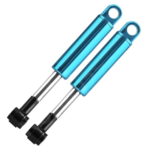 Metallaufhängung Simulation Stoßdämpfer for RC Auto 1/14 Tamiya Anhänger LKW Upgrade DIY Funkgesteuerte Teile Zubehör(Blauw) von QPAJWAKS