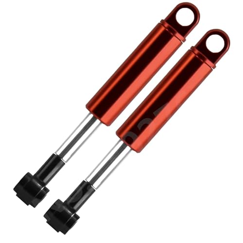 Metallaufhängung Simulation Stoßdämpfer for RC Auto 1/14 Tamiya Anhänger LKW Upgrade DIY Funkgesteuerte Teile Zubehör(Rood) von QPAJWAKS