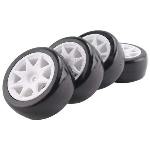 Praktische 4-teilige 58-mm-Reifen, 12-mm-Sechskanträder mit Schwamm for 1/10 1/12 RC Drift Car 3Racing Sakura M4 M5 MST TCR Tamiya M04 M05 von QPAJWAKS
