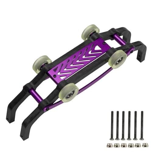 QPAJWAKS 1/16 RC Car MJX H16 16207 16208 16209 16210 Nylon Aluminum Alloy Roll Cage Wheelie Bar for Upgrade Parts(Purple) von QPAJWAKS