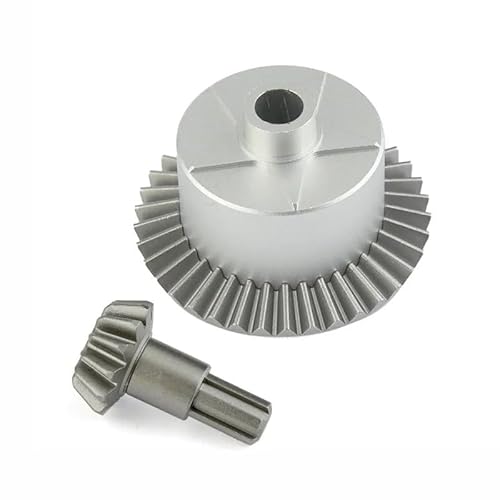 QPAJWAKS 1 Piece Metal Rear Differential Gear RC Car Accessory Part for ARRMA 1/8 1/10 Granite Katun Avenger Wotex Silver(Silver) von QPAJWAKS