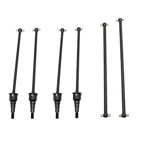 QPAJWAKS 1 Set Metall Vorne Hinten Antriebswelle Dogbone for Losi Lasernut U4 1/10 Rock Racer Buggy RC Auto Upgrade Teile Zubehör von QPAJWAKS