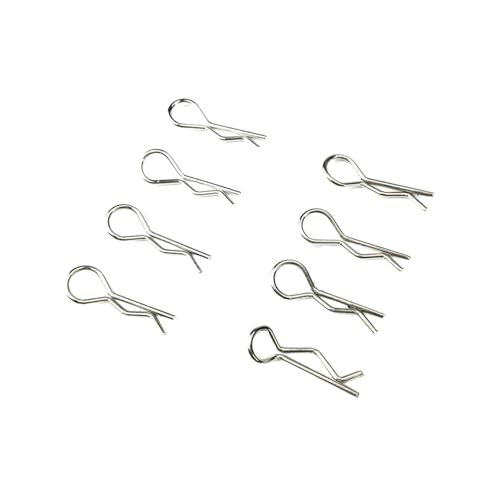 QPAJWAKS 100 STÜCKE 1:10 1:16 1:8 Universal Auto-Shell-Clip Pin Schnallen 02053 86090 85734 R Clips for DIY HSP On-Road RC Autos Zubehör(10car 100pcs) von QPAJWAKS
