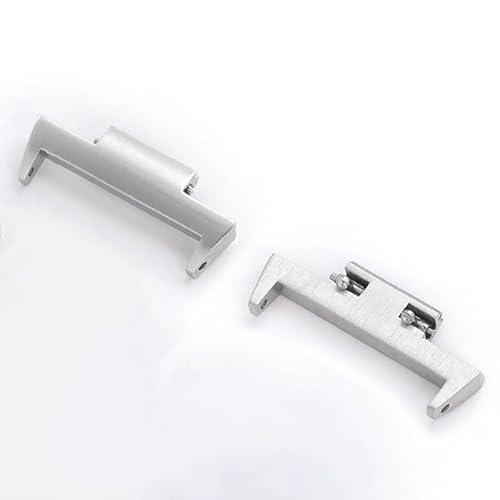 QPAJWAKS 2 Stück Uhrenarmband-Adapter for Uhrenzubehör der Tissot PRX-Serie, rostfreier Uhrenarmband-Adapter, konvexer 12-mm- bis 22-mm-Anschluss von QPAJWAKS