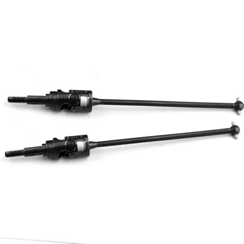 QPAJWAKS 2PCS Metall Antriebswelle Antriebswelle CVD Langlebig 538104 530981 538550 for FS Racing 1/10 RC Auto Upgrade Teile Zubehör von QPAJWAKS