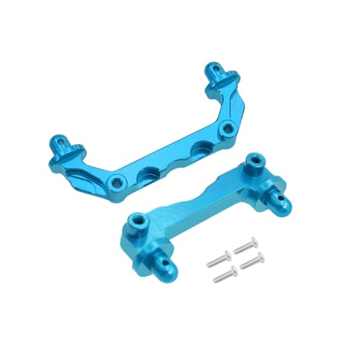 QPAJWAKS 2Pcs Mjx Hyper Go 14210 Metal Front Rear Car Shell Column Pillars Body Post RC Car Aluminum Alloy Upgrade Parts(Blauw) von QPAJWAKS