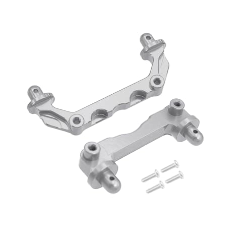 QPAJWAKS 2Pcs Mjx Hyper Go 14210 Metal Front Rear Car Shell Column Pillars Body Post RC Car Aluminum Alloy Upgrade Parts(Silver) von QPAJWAKS