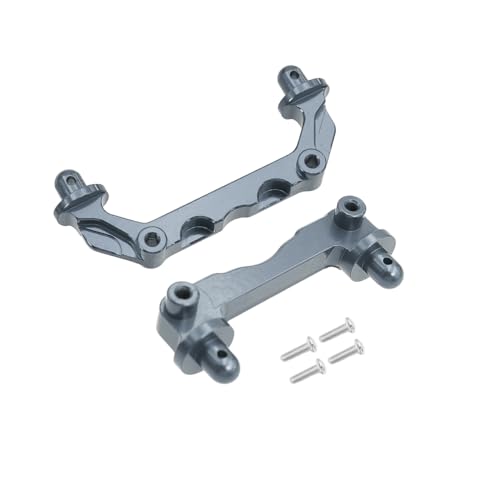 QPAJWAKS 2Pcs Mjx Hyper Go 14210 Metal Front Rear Car Shell Column Pillars Body Post RC Car Aluminum Alloy Upgrade Parts(Titanium) von QPAJWAKS