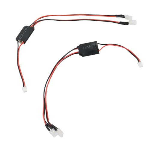 QPAJWAKS 2Pcs Scheinwerfer LED-Licht for HAIBOXING HBX 16889 16889A 16890 16890A SG1601 SG1602 1/16 RC Auto Upgrade Teile von QPAJWAKS