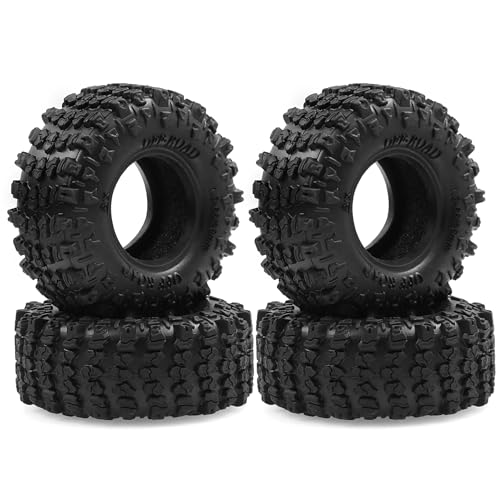 QPAJWAKS 4 Stück 1,3-Zoll-Räder, weiche, klebrige Gummireifen for 1/24 1/18 SCX24 TRX4M RC Crawler Car, RC 1,3-Zoll-Räder, Gummireifen, Fetal Skin QPAJWAKS 4 Stück 1,3-Zoll-Räder, weiche, klebrige Gummireifen for 1/24 1/18 SCX24 TRX4M RC Crawler Car, RC 1,3-Zoll-Räder, Gummireifen, Fetal Skin von QPAJWAKS