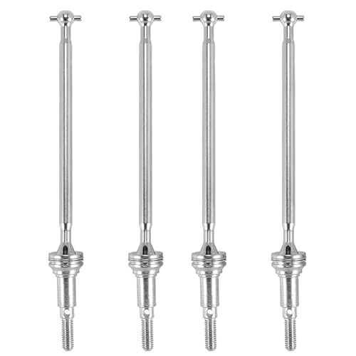 QPAJWAKS 4Pcs Metall Front CVD Universal Antriebswelle 25-WJ03 for Hosim XLH 9125 RC Auto Ersatzteile Upgrade Zubehör von QPAJWAKS