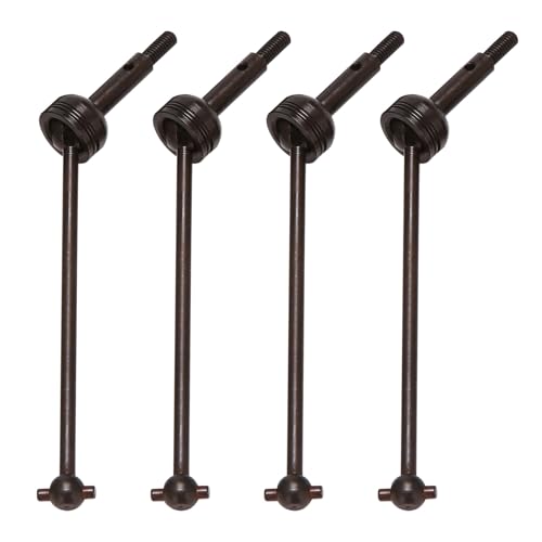 QPAJWAKS 4Pcs Stahl Vorne Hinten Universal CVD Antriebswelle for WLtoys 144001 124018 124019 RC Auto Upgrade Teile Zubehör von QPAJWAKS