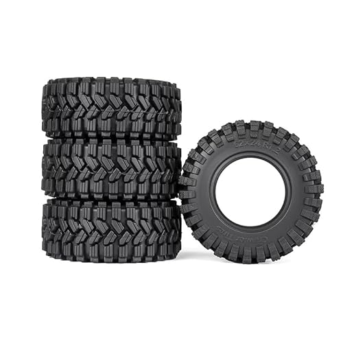 QPAJWAKS 4pcs 1.2" Crawler Tires Mud Slingers Tires 1.2 Tires with Foam Insert for RC 1/24 AX24 SCX24 FCX24 1/18 TRX4M Upgrade Accessorie(4pcs A1) von QPAJWAKS