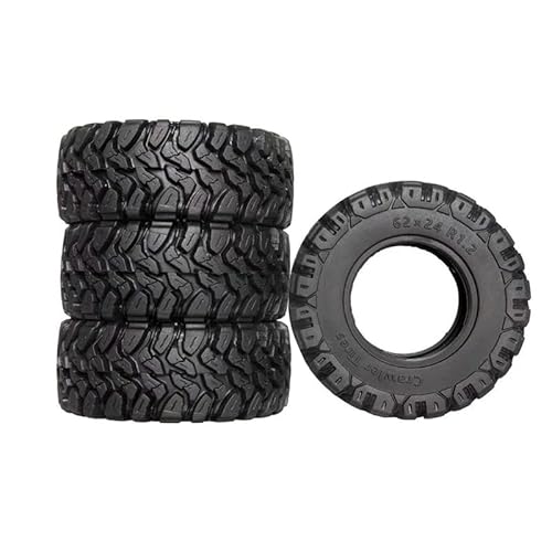 QPAJWAKS 4pcs 1.2" Crawler Tires Mud Slingers Tires 1.2 Tires with Foam Insert for RC 1/24 AX24 SCX24 FCX24 1/18 TRX4M Upgrade Accessorie(4pcs A2) von QPAJWAKS