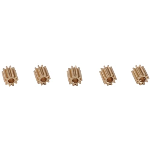 QPAJWAKS 5Pcs Messing 10T Ritzel Getriebe Motor Getriebe for Axial SCX24 1/24 RC Crawler Auto Upgrade Teile QPAJWAKS 5Pcs Messing 10T Ritzel Getriebe Motor Getriebe for Axial SCX24 1/24 RC Crawler Auto Upgrade Teile von QPAJWAKS