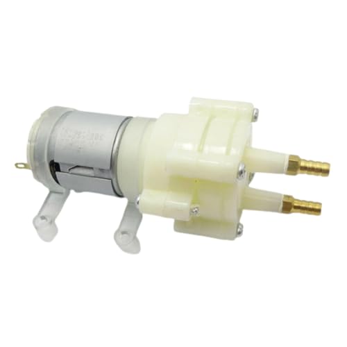 QPAJWAKS 5V-12V 1,5-2L/Min R365 Wasserpumpe Motor ESC Wasserkühlung DC Pumpen for RC Boot Marine Angeln Schlepper(5mm) von QPAJWAKS