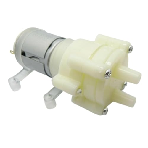 QPAJWAKS 5V-12V 1,5-2L/Min R365 Wasserpumpe Motor ESC Wasserkühlung DC Pumpen for RC Boot Marine Angeln Schlepper(7mm) von QPAJWAKS