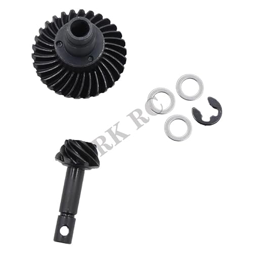 QPAJWAKS 8T 24T/27T/30T/33T AR44 Locker Kegelräder Overdrive for 1/10 RC Rock Crawler Axial SCX10 I II III 90046 Capra 1,9 Portal Achse(8T 30T Reverse) von QPAJWAKS