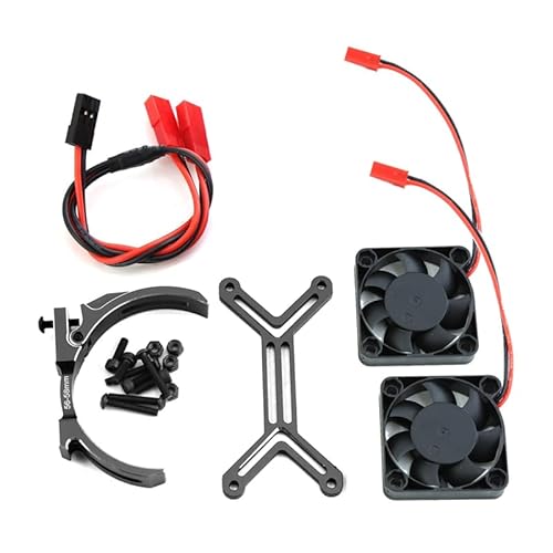 QPAJWAKS AM-5687 56113 Motorkühlkörper Doppellüfter Kühlkörper 56-58 mm for 1/5 XMAXX XRT Arrma Kraton Upgrade-Teile, schwarz QPAJWAKS AM-5687 56113 Motorkühlkörper Doppellüfter Kühlkörper 56-58 mm for 1/5 XMAXX XRT Arrma Kraton Upgrade-Teile, schwarz von QPAJWAKS