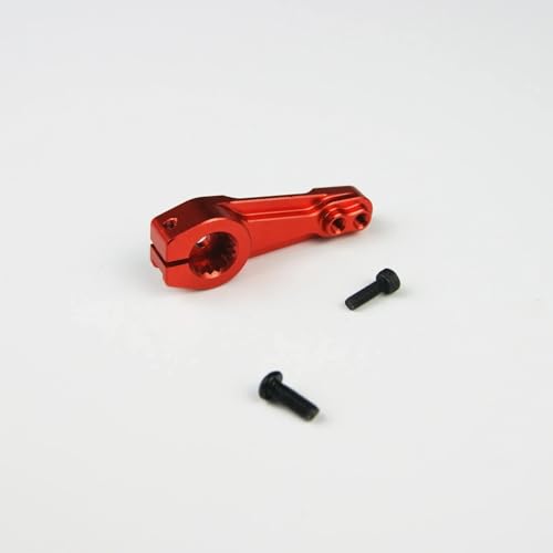 QPAJWAKS Aluminium Legierung 15T 17T Lenkung Servo Arm for HPI Rovan Rofun Baja 5B 5T Buggy LKW 1/5(17T Orange) von QPAJWAKS