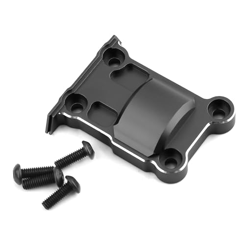 QPAJWAKS Aluminiumlegierung-Hinterradabdeckung 7780 for Trxs 1/5 X-Maxx Xmaxx 1/6 XRT RC Monster Truck Upgrade Teile Zubehör(Zwart) von QPAJWAKS