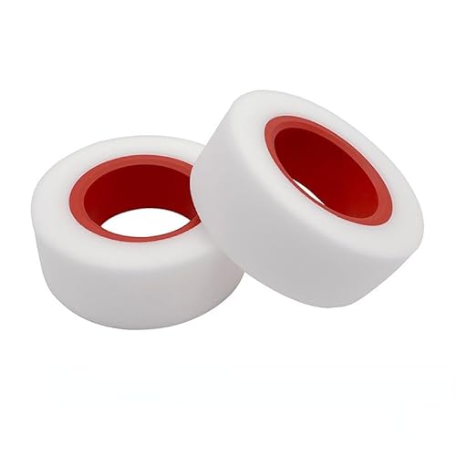 QPAJWAKS Doppelschicht 2,2 Schwamm Dual Foam for 2,2" Radreifen RC Crawler Auto Axial SCX10 90046 TRX4 TRX6(RED 130MM) von QPAJWAKS