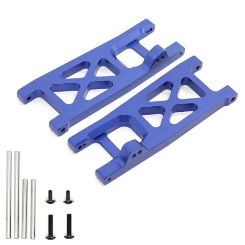 QPAJWAKS Front Rear Suspension Arm for 1/10 ECX 2WD Series Ruckus Torment Ax Brutus Circuit AMP MT RC Car Upgrade Parts(Back arm Blue) von QPAJWAKS