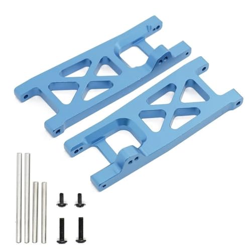 QPAJWAKS Front Rear Suspension Arm for 1/10 ECX 2WD Series Ruckus Torment Ax Brutus Circuit AMP MT RC Car Upgrade Parts(Back arm Light Blue) von QPAJWAKS