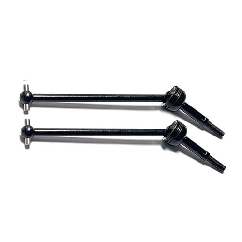 QPAJWAKS Geeignet for WLtoys 144010 144001-02 124017-16-18 124019 ferngesteuertes Auto Metall-Upgrade vor und nach Universal-CVD(Zwart) von QPAJWAKS