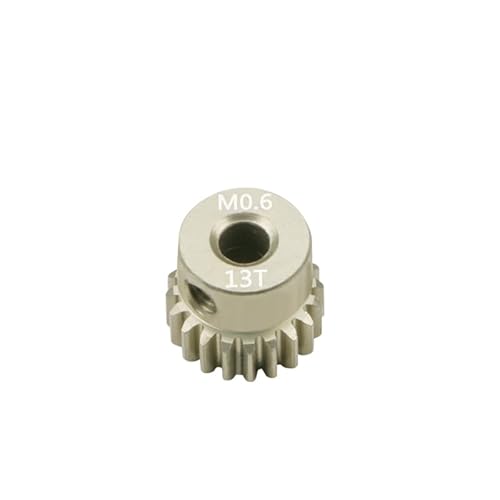QPAJWAKS M06-Form 3,175 mm 13T 15T 17T 18T 20T 22T 24T 28T 30T 33T Ritzelmotorzahnräder aus Aluminiumlegierung Werden im 110RC-Modell verwendet(M0.6 13T) von QPAJWAKS