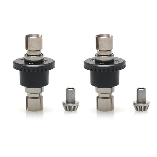 QPAJWAKS MJX Verbessertes Differentialgetriebe vorne und hinten aus Metall Hyper Go 16207 16208 16209 16210 14301 14302 R/C Autos R/C LKW Teile((16420G 16402Y)-2) von QPAJWAKS