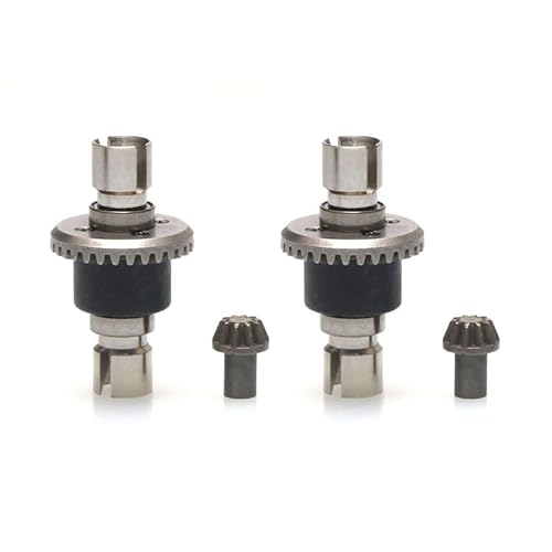 QPAJWAKS MJX Verbessertes Differentialgetriebe vorne und hinten aus Metall Hyper Go 16207 16208 16209 16210 14301 14302 R/C Autos R/C LKW Teile((16420Y 16402Y)-2) von QPAJWAKS
