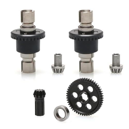 QPAJWAKS MJX Verbessertes Differentialgetriebe vorne und hinten aus Metall Hyper Go 16207 16208 16209 16210 14301 14302 R/C Autos R/C LKW Teile(G 16420 02 01) von QPAJWAKS