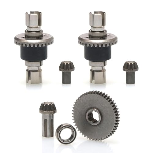 QPAJWAKS MJX Verbessertes Differentialgetriebe vorne und hinten aus Metall Hyper Go 16207 16208 16209 16210 14301 14302 R/C Autos R/C LKW Teile(Y 16420 02 01) von QPAJWAKS