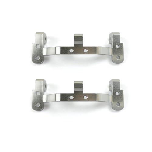 QPAJWAKS MN D90 D99S MN90 MN99S MN45 FJ40 1/12 RC Auto-Upgrade-Teile, Metall-Zugstangen-Basis, Sitzverbindungsstangenhalterung (Silber) von QPAJWAKS