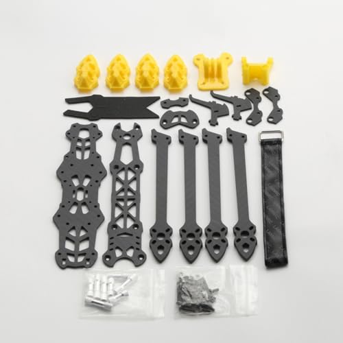 QPAJWAKS Mark4 Mark 4 7 Zoll 295 mm Armstärke 5 mm for Mark4 FPV Racing Drone Quadcopter Freestyle Rahmen Kit(Yellow) von QPAJWAKS
