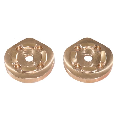 QPAJWAKS Messing-Gegengewichtsblock for MJX Hyper GO H12Y 1/12 ferngesteuertes Auto, Wrangler Kletter-Upgrade-Zubehörteile(2 PCS 100g) von QPAJWAKS