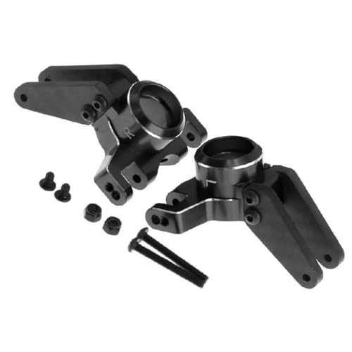 QPAJWAKS Metal Rear Hub Stub Axle Carriers for Arrma 1/8 Mojave 4S 1/10 Kraton Outcast 4S 4X4 BLX RC Car Upgrade Parts(Zwart) von QPAJWAKS