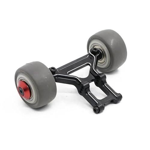 QPAJWAKS Metal Wheelie Bar for Arrma 1/8 KRATON Typhon Outcast Notorious Talion RC Car Upgrade Parts Accessories(Zwart) von QPAJWAKS