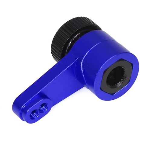 QPAJWAKS Metall 25T Servo Arm Servo Saver Set for Axial Capra UTB10 1,9 UTB 1/10 RC Crawler Auto Upgrade Teile Zubehör(Blauw) von QPAJWAKS