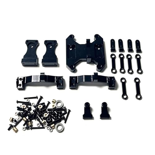 QPAJWAKS Metall Balance Chassis Bord Wippe Kit for WPL B16 B36 1/16 RC Auto Upgrade Teile Geändert Zubehör(Zwart) von QPAJWAKS