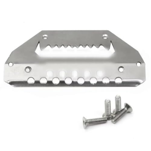 QPAJWAKS Metall Edelstahl Front Chassis Rüstung Schutz Platte for 1/10 Rc Verfolgt Trax TRX-4 G500 Trx6 G63 Front Schutz Bord von QPAJWAKS