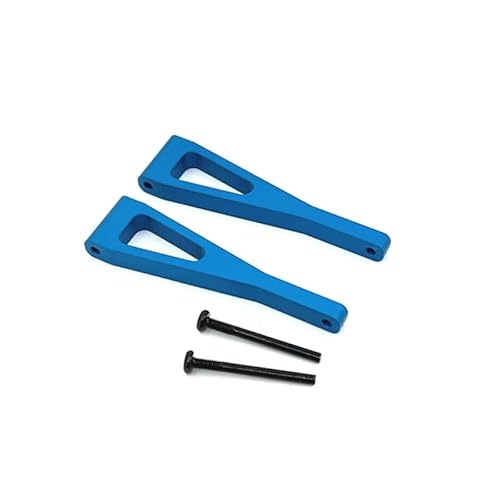 QPAJWAKS Metall Front Upper Suspension Arm for Wltoys 104009 104016 104018 12401 12402-A 12404 12409 Upgrade Teile(Blauw) von QPAJWAKS