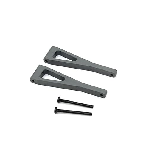 QPAJWAKS Metall Front Upper Suspension Arm for Wltoys 104009 104016 104018 12401 12402-A 12404 12409 Upgrade Teile(Titanium Color) von QPAJWAKS
